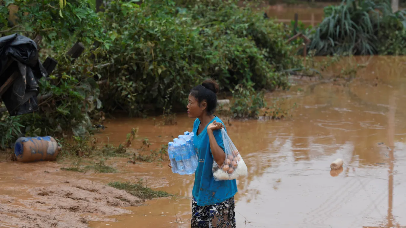 Laosz, áradás 