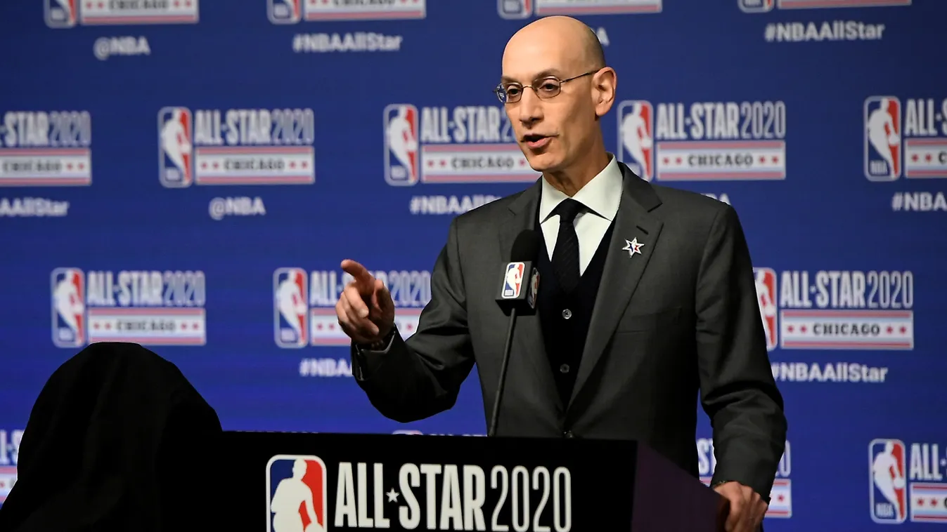 2020 NBA All-Star - NBA Commissioner Adam Silver Press Conference GettyImageRank2 SPORT nba BASKETBALL 