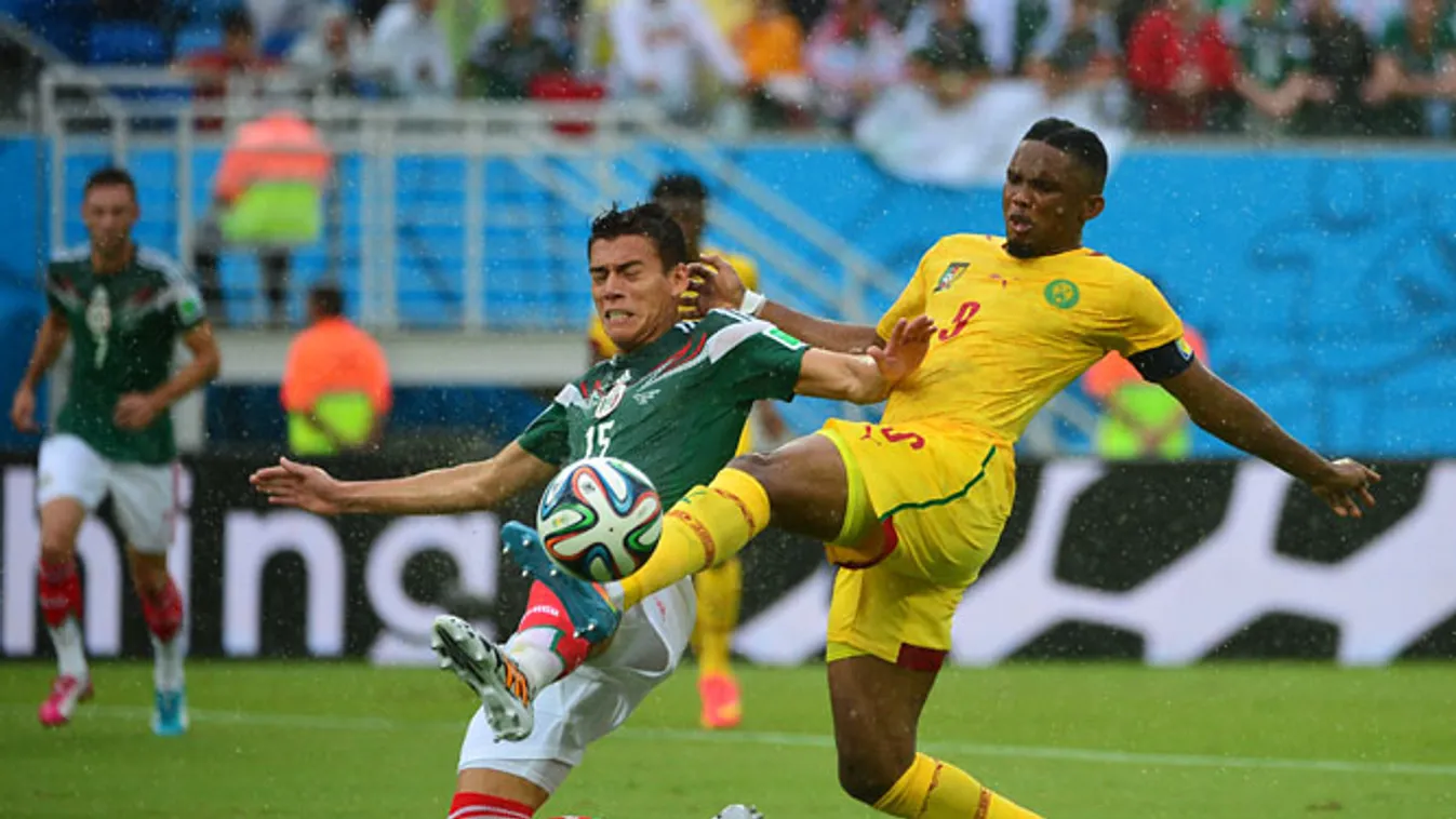 mexico vs. kamerun, samuel eto'o, hector moreno, vb 2014 