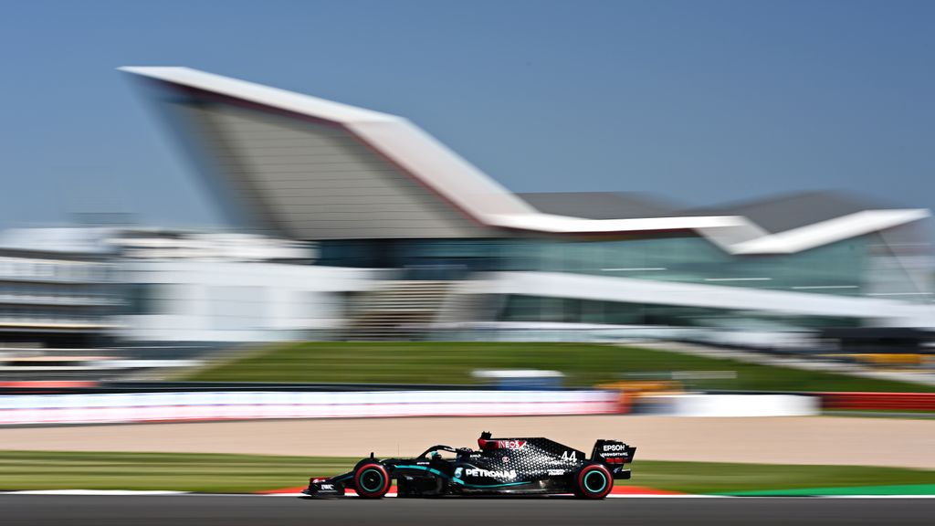 Forma-1, Lewis Hamilton, Mercedes, Brit Nagydíj 2020, péntek 