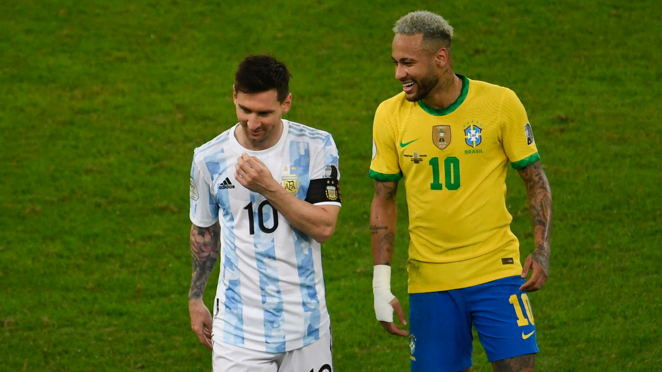 Lionel Messi Neymar argentin válogatott brazil válogatott 