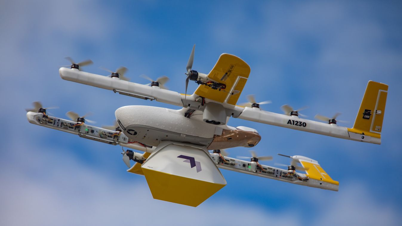 wing áruszállító drón google 