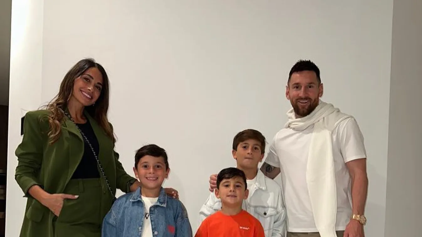 Lionel Messi, család, Antonela Roccuzzo, gyerek 