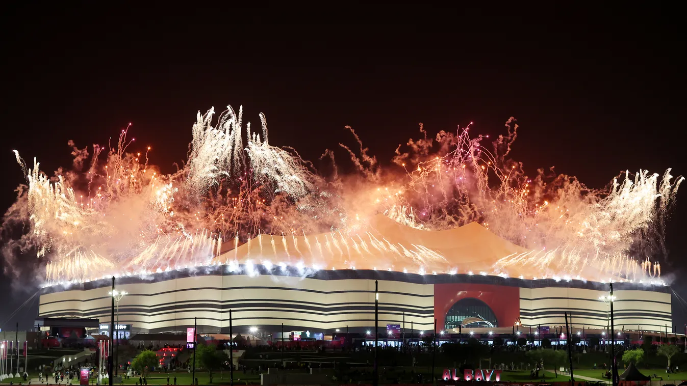 2022-es labdarúgó-világbajnokság, 2022-es katari FIFA-világbajnokság, Katar, labdarúgás, futball, foci-vb, focivb2022, megnyitó, nyitóceremónia, al-Hor, al-Bajt Stadion, 2022.11.20. 