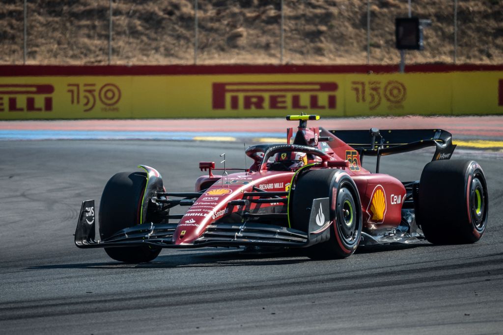 Forma-1, Carlos Sainz, Ferrari, Francia Nagydíj 2022, péntek 