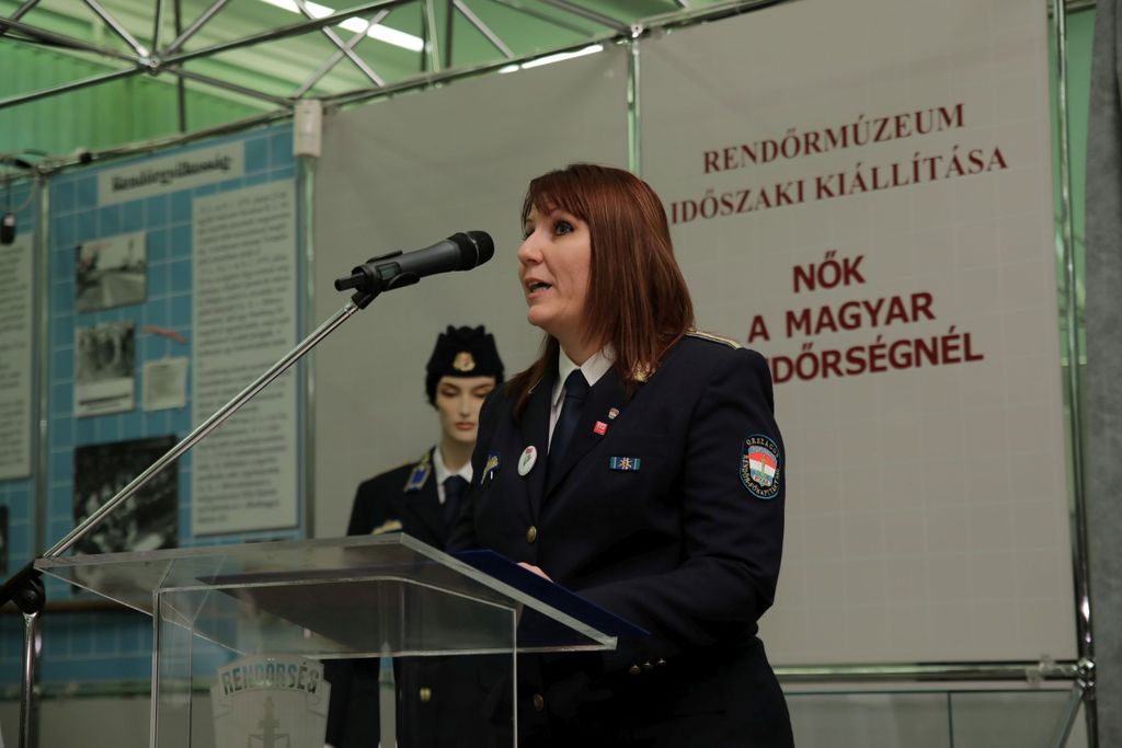 Nők a Magyar Rendőrségnél, kiállítás, 2019.03.07. 