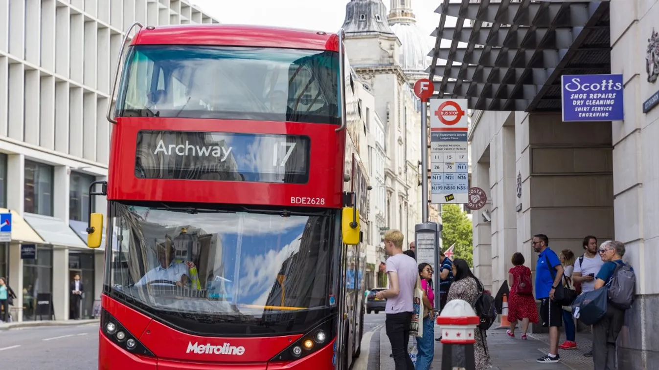 Bus drivers strike in London 2022,August,London,strike,UK,United Kingdom Horizontal 