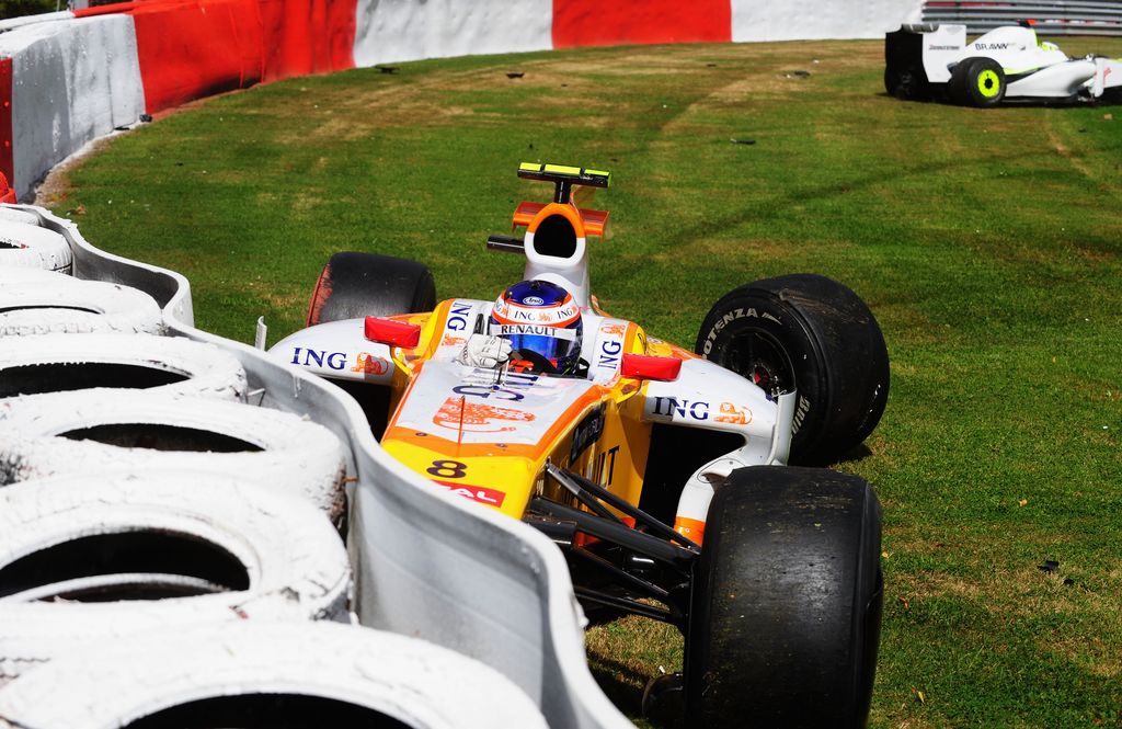 Forma-1, Romain Grosjean, Renault, Belga Nagydíj, 2009, baleset 