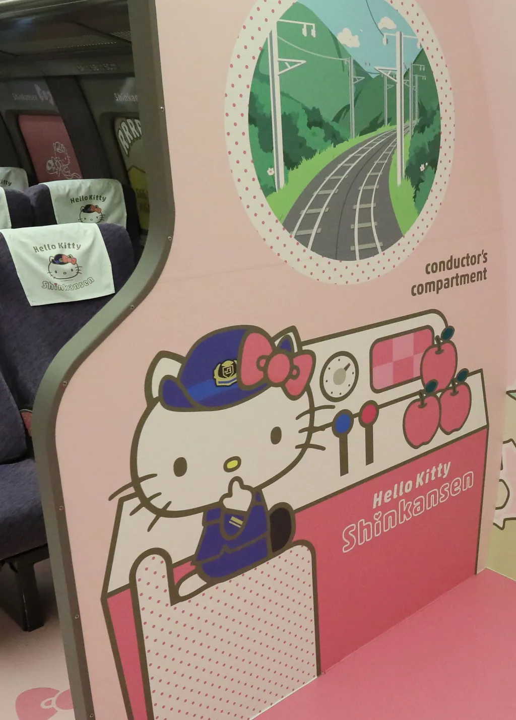 Hello Kitty szuperexpressz sinkanzen Japán 