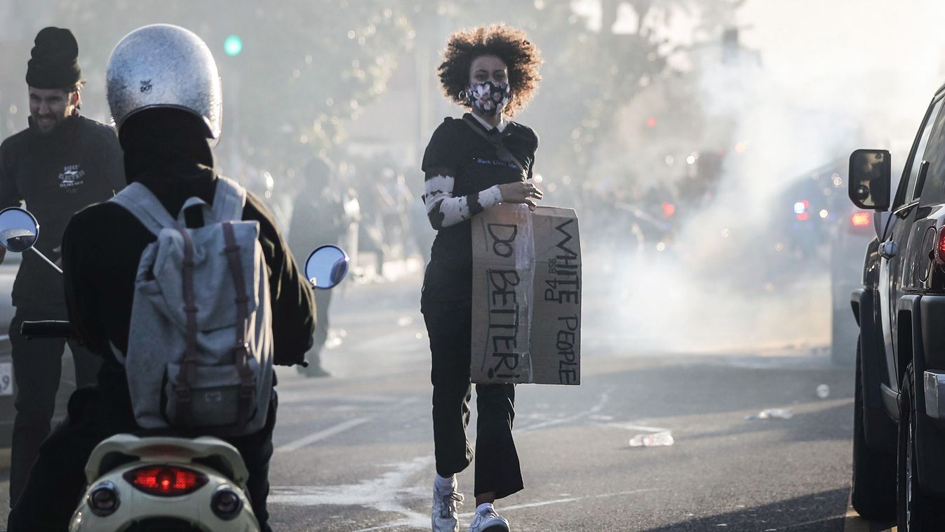 Black Lives Matter Holds Protest In Los Angeles After Death Of George Floyd GettyImageRank3 
