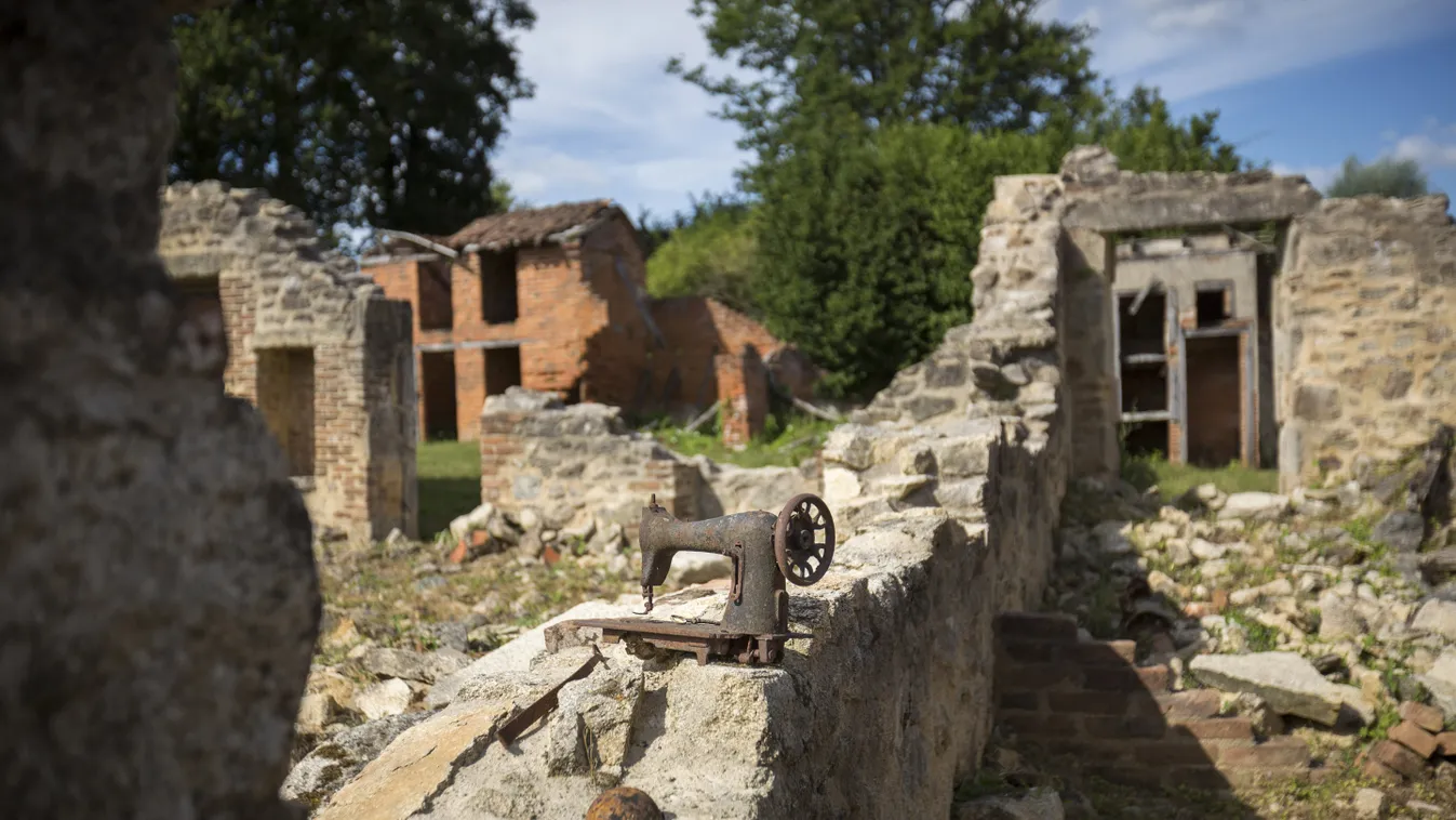 Oradour-sur-Glane francia szellemváros 