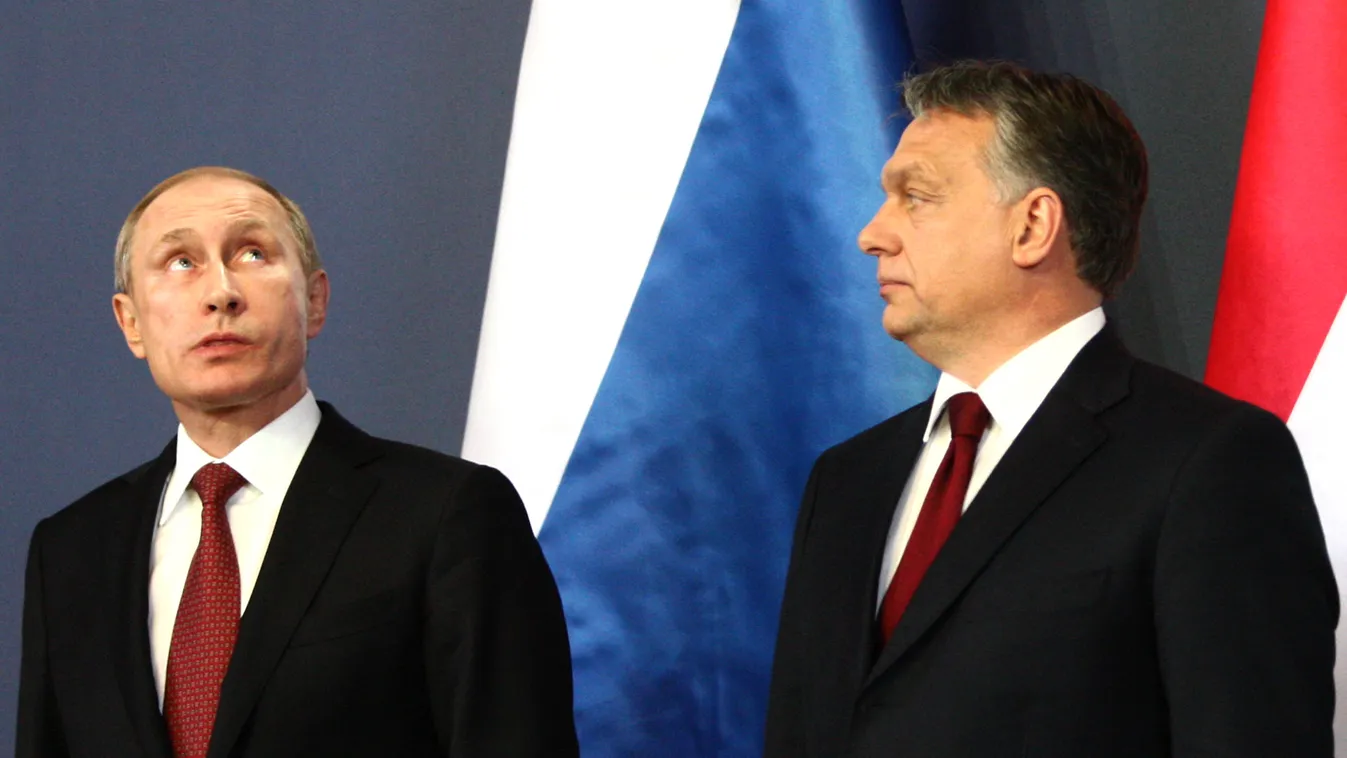 Vlagyimir Putyin orosz elnök és Orbán Viktor miniszterelnök találkozója Budapesten.
(Paks II.)
2015.02.17. 