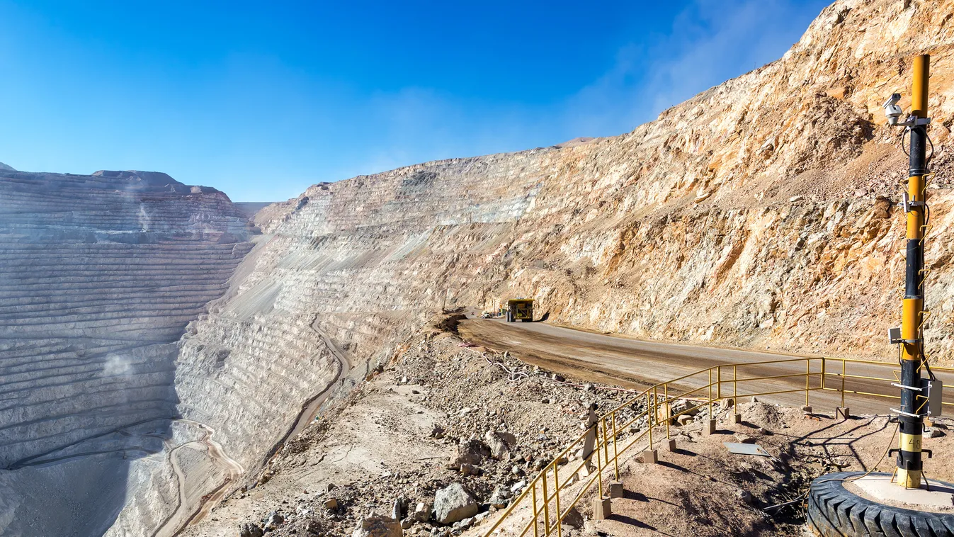 Open pit copper mine of Chuquicamata, Chile Atacama 