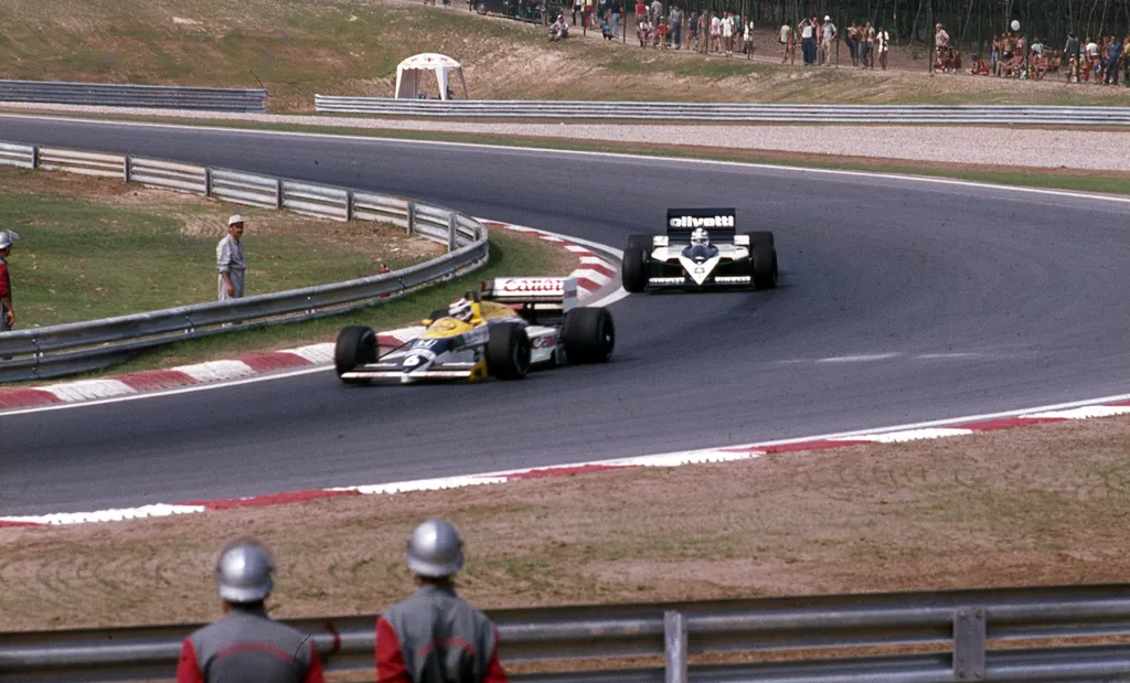 1. Magyar Nagydíj, Nelson Piquet, Williams-Honda, Derek Warwick, Brabham-BMW 