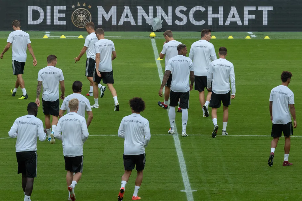 German national football team - final training Sports soccer Nations League 