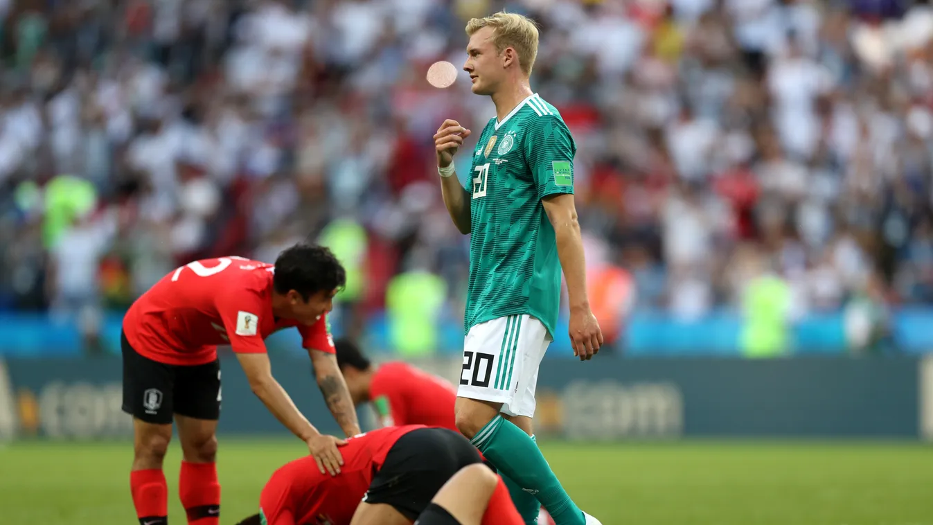Korea Republic v Germany: Group F - 2018 FIFA World Cup Russia Sport Soccer International Team Soccer FeedRouted_Global topix bestof during the 2018 FIFA World Cup Russia group F match between Korea Republic and Germany at Kazan Arena 