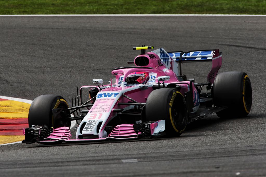A Forma-1-es Belga Nagydíj szombati napja, Esteban Ocon, Force India 