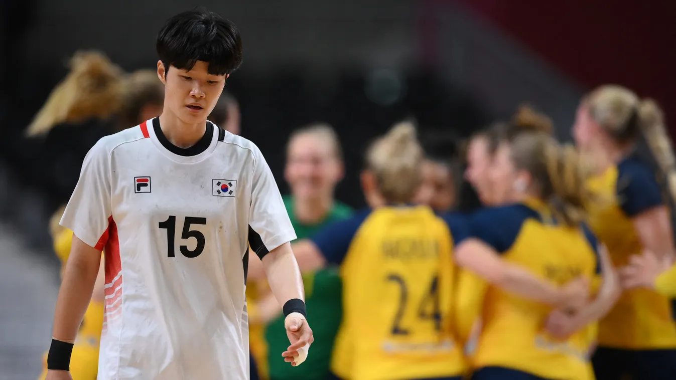 handball Horizontal, Svédország, Dél-Korea, kézilabda 