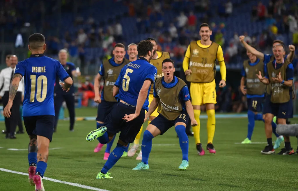 Italy v Switzerland - UEFA Euro 2020: Group Olaszország - Svájc, Foci EB, labdarúgó Európa-bajnokság, Euro 2020, labdarúgás, csoportkör, A csoport, Stadio Olimpico, Róma, 2021.06.16. 