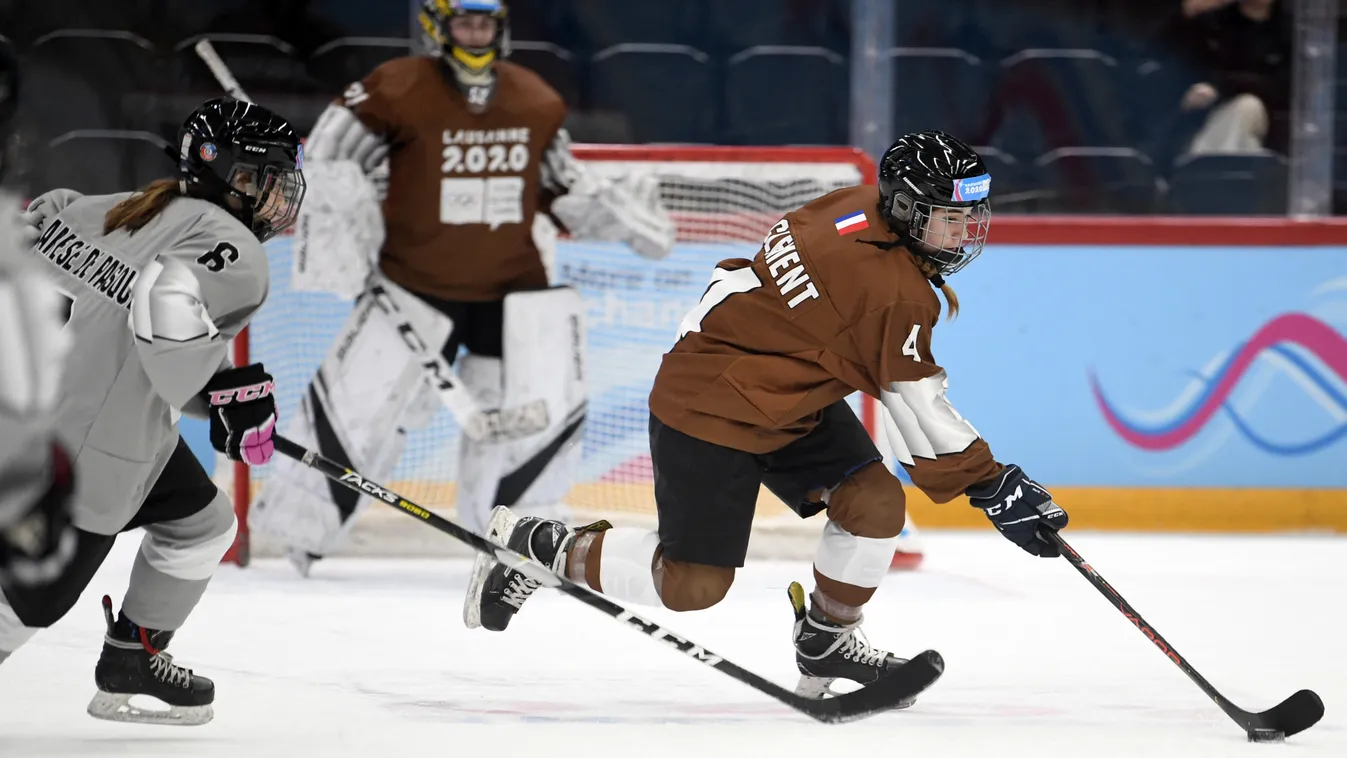 YOUTH WINTER OLYMPIC GAMES 2020 2020 JANUARY YOUTH OLYMPIC GAMES YOUTH OLYMPIC GAMES 2020 LAUSANNE YOUTH WINTER OLYMPIC GAMES MIXED NOC 3-on-3 WOMEN CLEMENT NAUSIKAA Horizontal SPORT JEUX OLYMPIQUES DE LA JEUNESSE ICE HOCKEY 