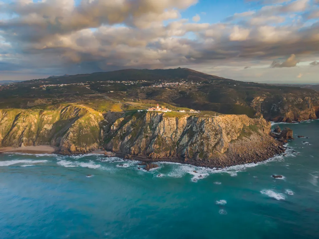 Cabo da Roca, Portugália, Szikla-fok, európai szárazföld legnyugatibb pontja, európa, portugál 