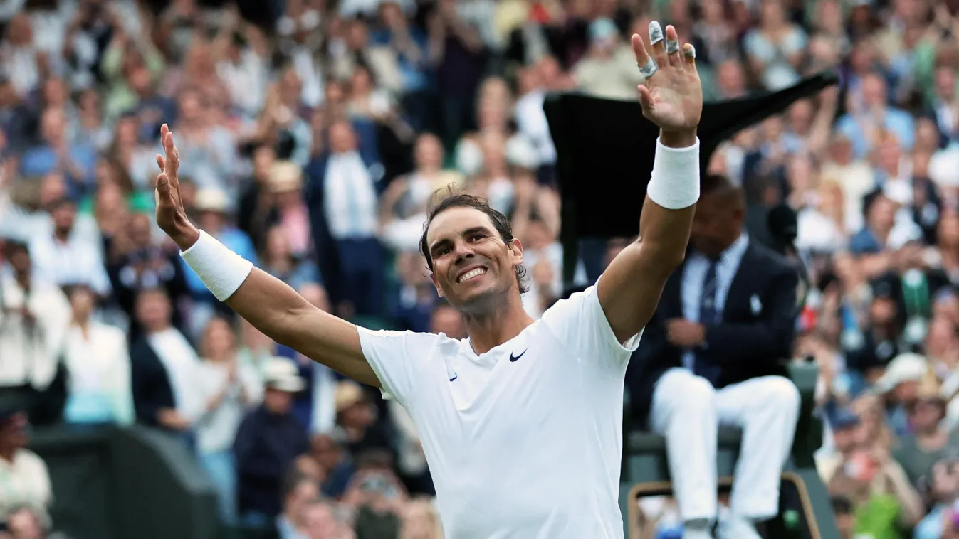 Tennis/ Wimbledon/ Botic van de Zandschulp vs Rafael Nadal Horizontal 