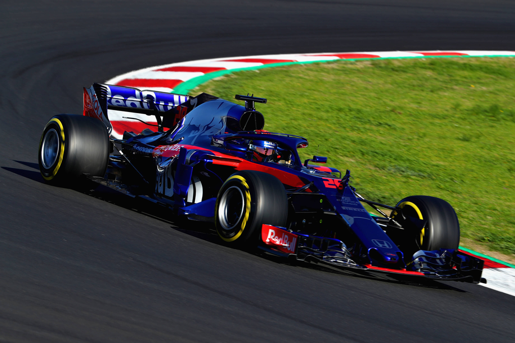 A Forma-1 előszezoni tesztje Barcelonában - 6. nap, Brendon Hartley, Scuderia Toro Rosso 