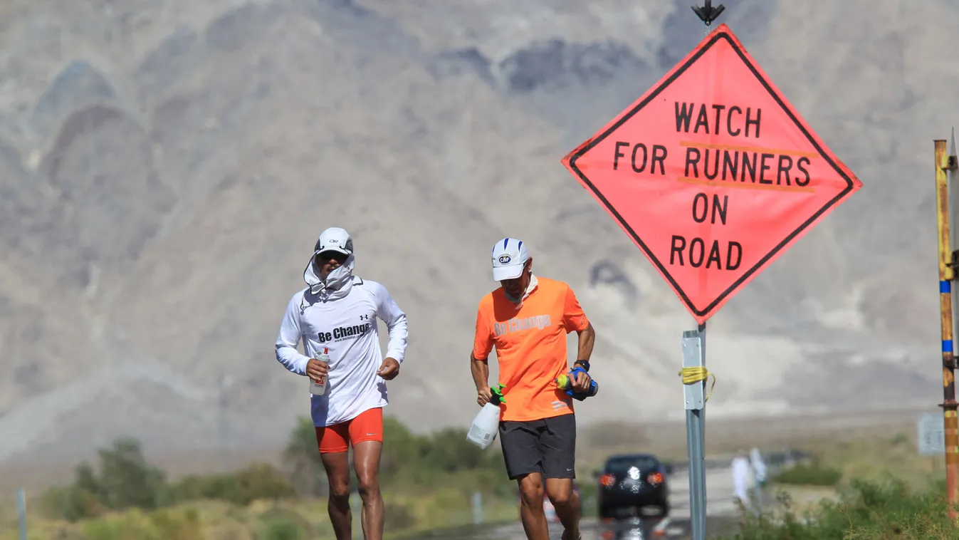 Annual Badwater Ultra Marathon Held In Death Valley's Extreme Heat GettyImageRank3 Town Endurance Track And Field Approaching USA California Death Valley National Park Exercising Weather Sacramento Badwater Lake Owens Lone Pine Sports Race Extreme Sports 