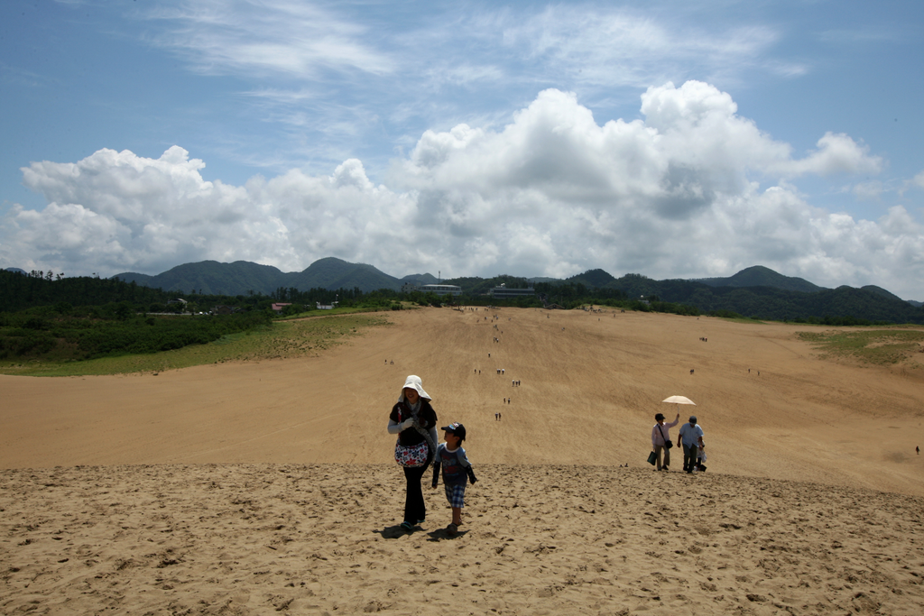 Tottori homokdűnék, Japán 