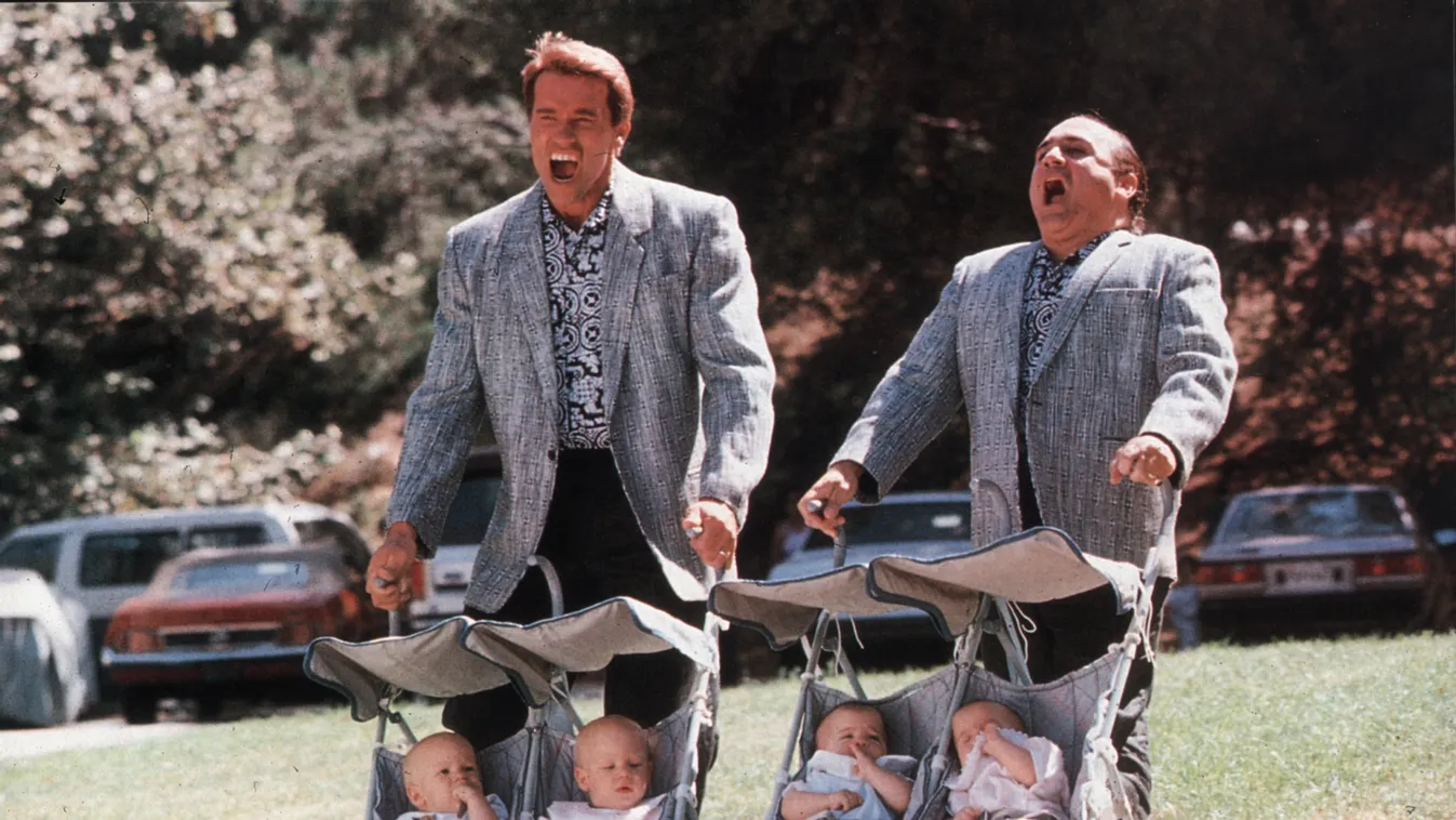 Twins Cinema men pushchairs strollers babies fathers WALK HORIZONTAL 