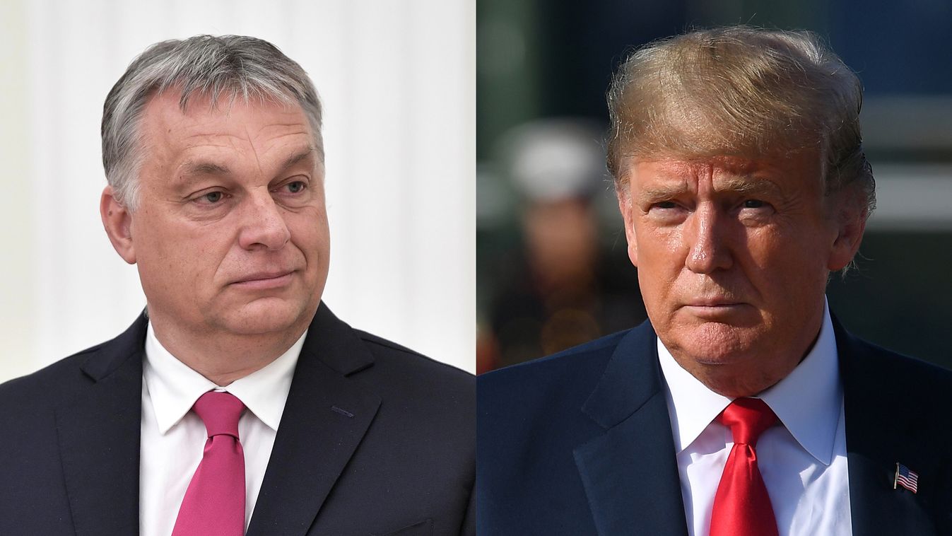 Orbán Viktor, Donald Trump, montázs 