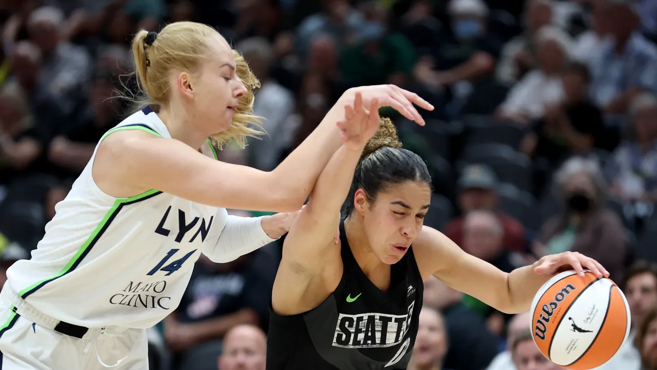 Minnesota Lynx v Seattle Storm GettyImageRank2 Zero People Basketball - Sport USA Washington State Seattle Two People Photography Foul - Sports Climate Pledge Arena WNBA Minnesota Lynx Seattle Storm - Basketball Team Women's Basketball Match - Sport Perso