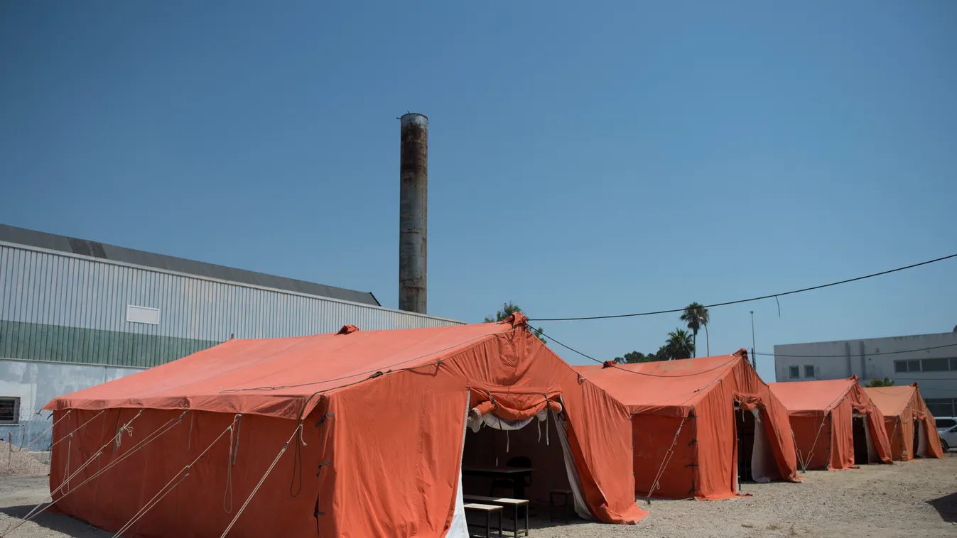 Algeciras Spanyolország menekülttábor 