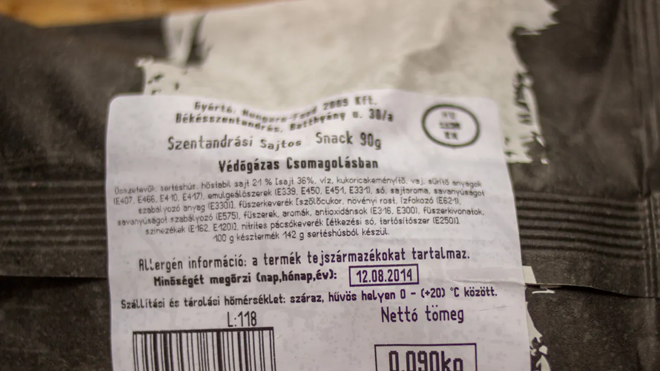 snack kolbász címlapkép info címke 