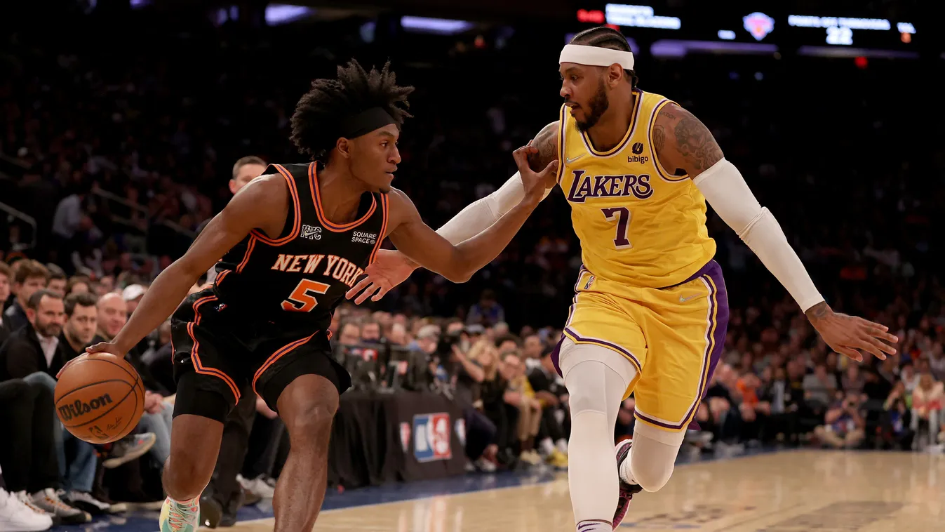 Los Angeles Lakers v New York Knicks GettyImageRank2 nba Horizontal SPORT BASKETBALL 