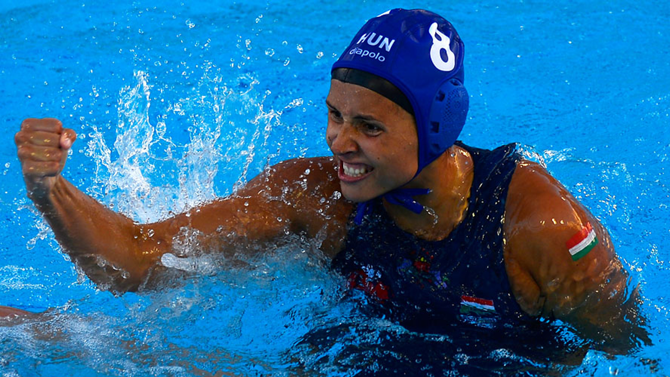Bujka Barbara, női vízilabda negyeddöntő, Magyarország-Hollandia, FINA vizes világbajnokság, Barcelona