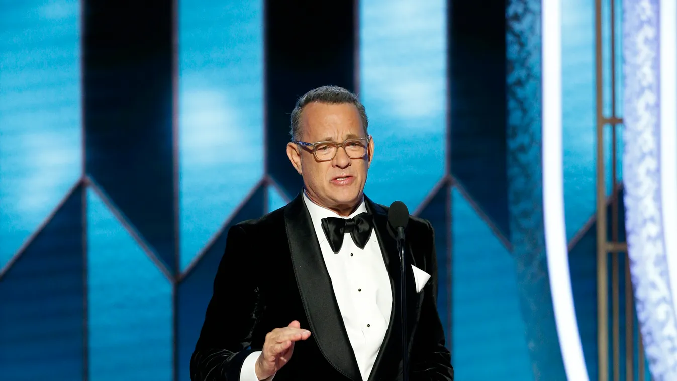 Tom Hanks elsírta magát a Golden Globe-gálán, miközben családját dicsérte 