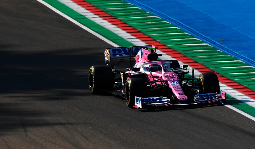 Forma-1, Emilia Romagna Nagydíj, szombat, Lance Stroll, Racing Point 