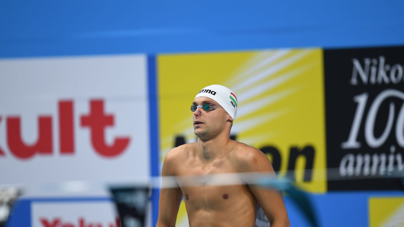 Úszás Vizes VB, FINA2017, férfi 50 m hát, Balog Gábor 
