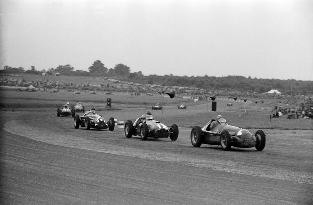 Forma-1, Felice Bonetto, Alfa Romeo, José Froilán González, Giuseppe Farina, Scuderia Ferrari, Brit Nagydíj 1951 