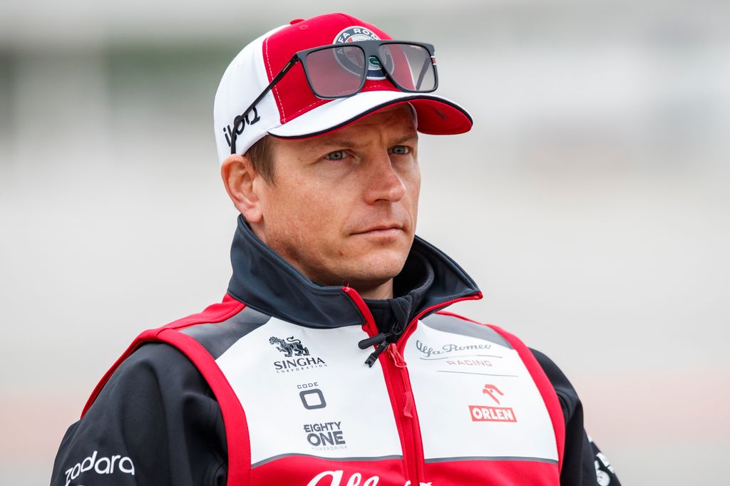 Forma-1, Kimi Räikkönen, Alfa Romeo Racing, Barcelona filmforgatás 