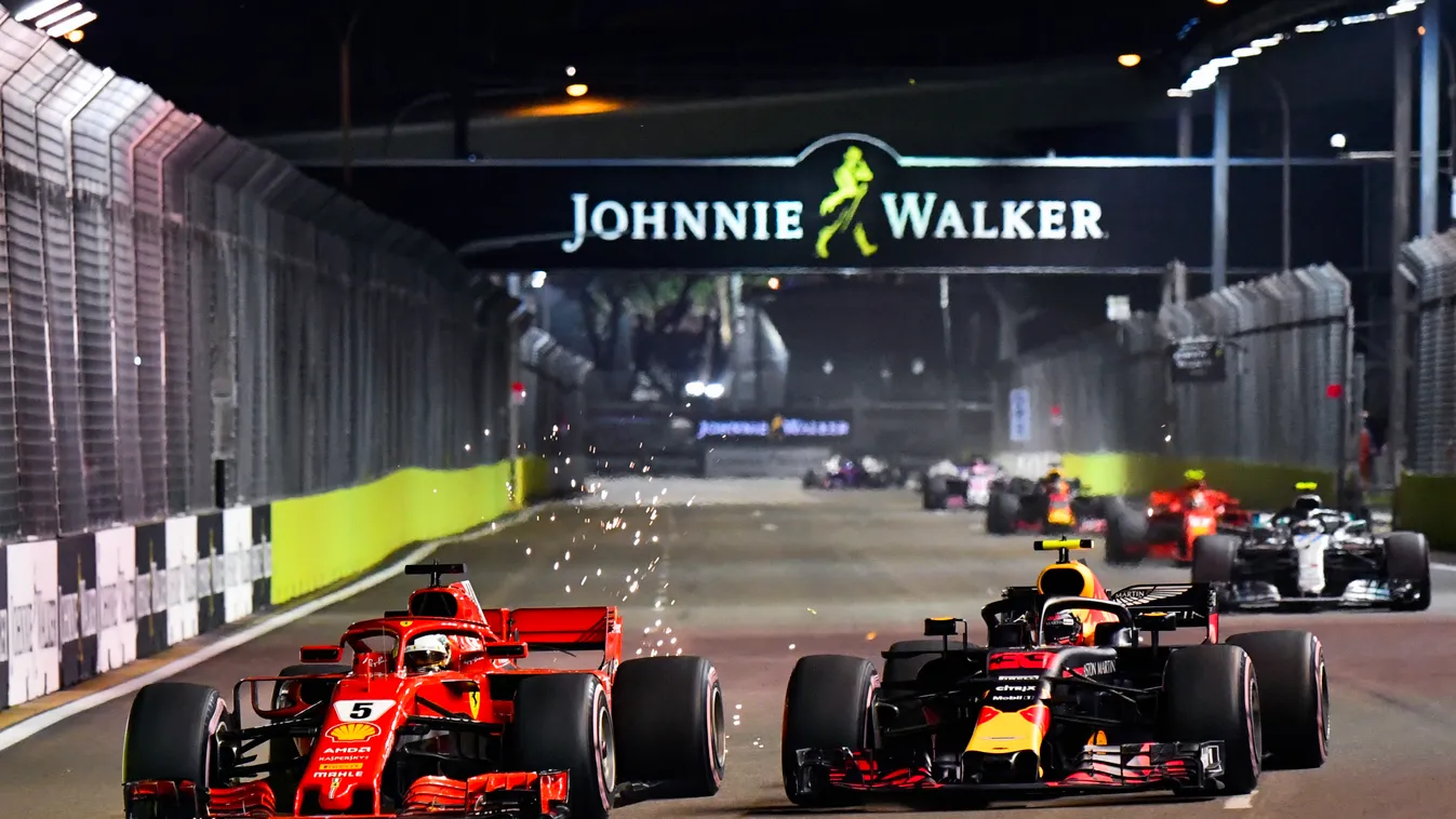 Forma-1, Sebastian Vettel, Max Verstappen, Szingapúri Nagydíj 