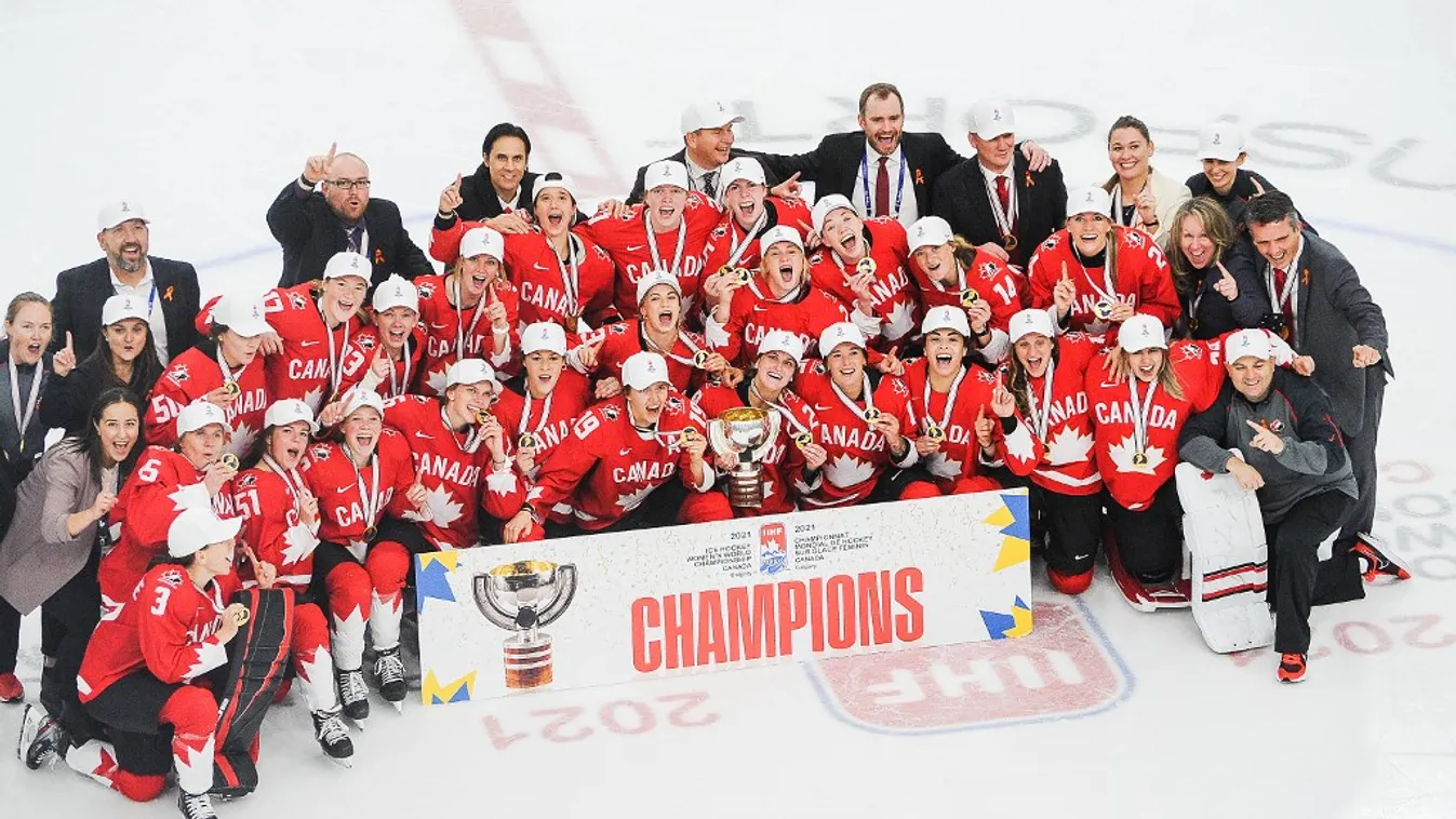 Canada v United States: Gold Medal Game - 2021 IIHF Women's World Championship GettyImageRank2 Color Image Horizontal SPORT ICE HOCKEY 
