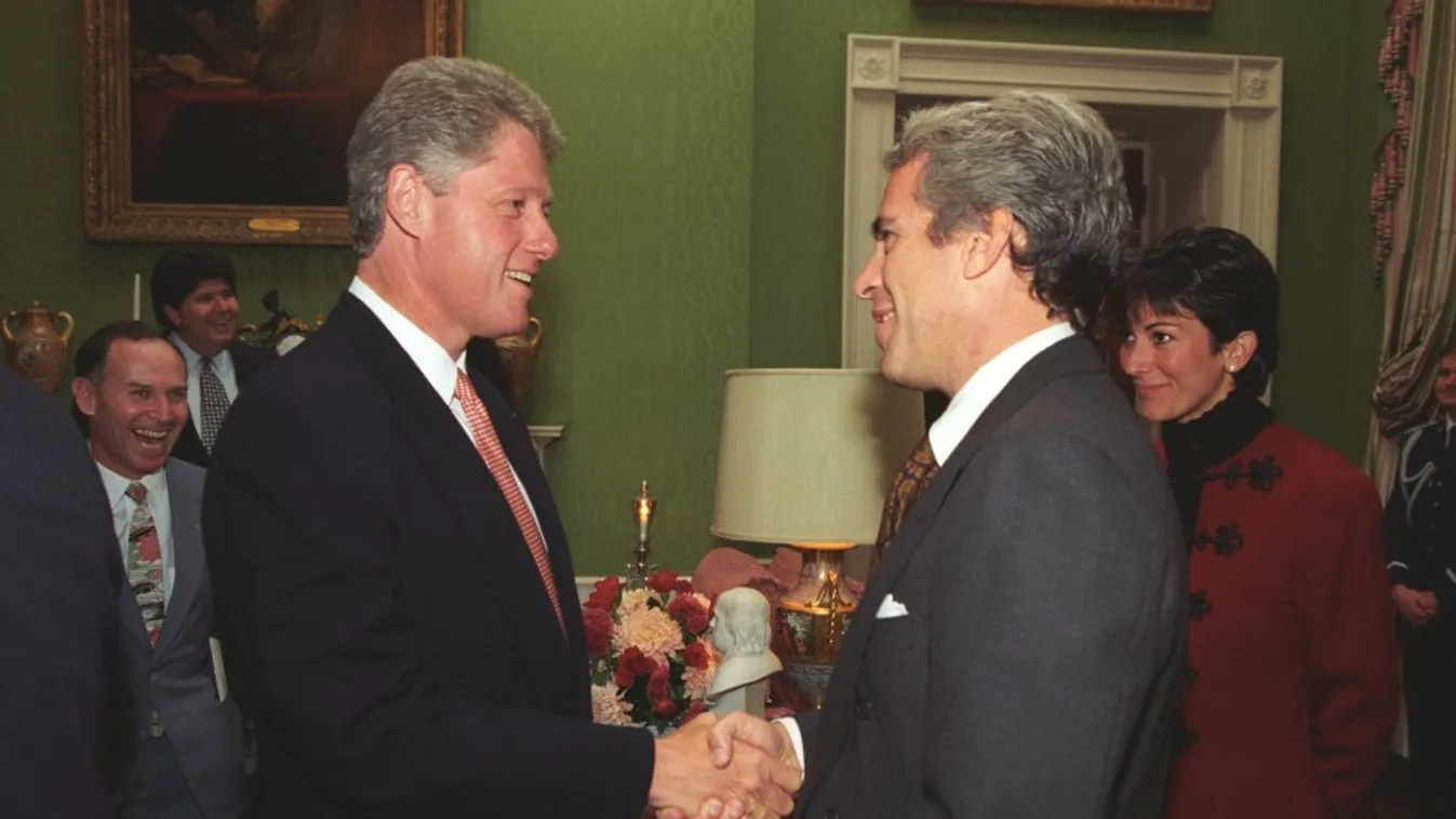 Ghislaine Maxwell, Jeffrey Epstein, Bill Clinton, 1993 