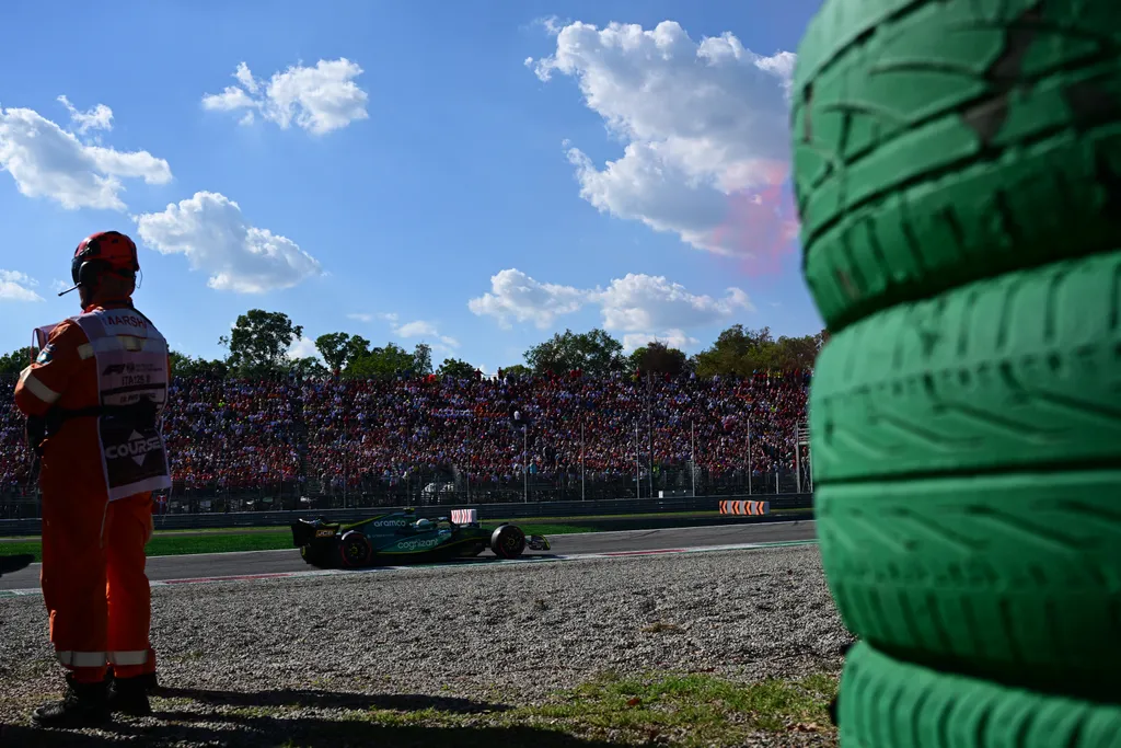 Forma-1, Sebastian Vettel, Aston Martin, Olasz Nagydíj 2022, szombat 