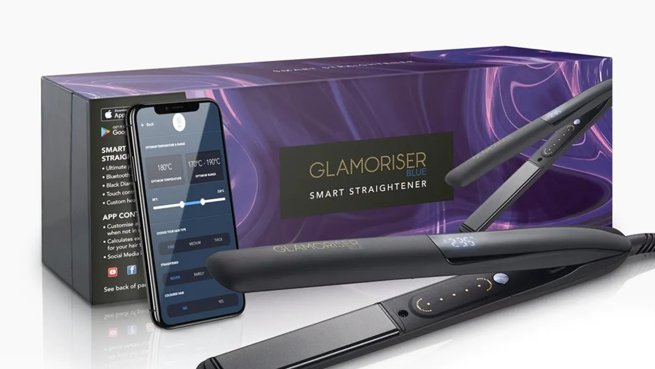 glamoriser bluetooth smart straightener 