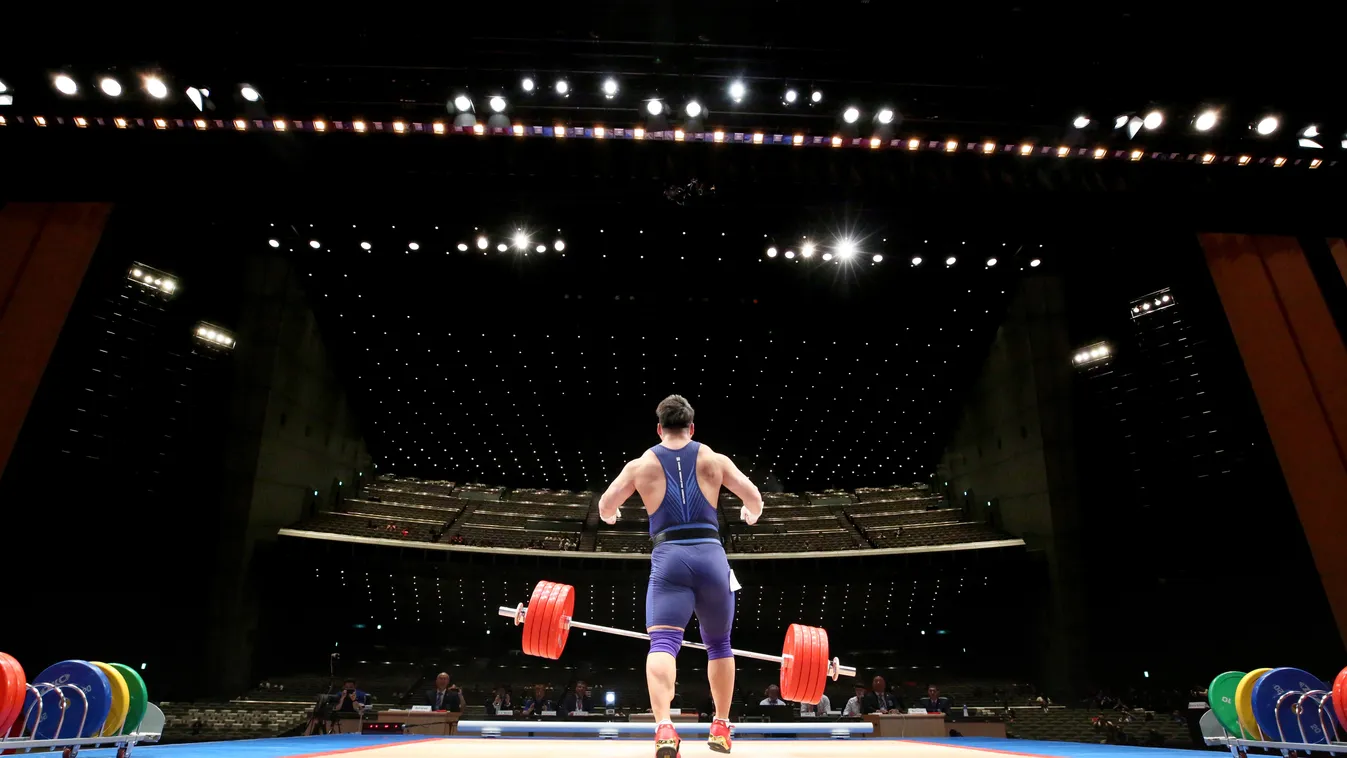 Weightlifting World Record / TIAN Tao / Men 96kg Jerk Tokyo Olympics Summer Olympics Tokyo 2020 2020 Summer Olympics Games of the XXXII Olympiad OLYMPIC GAMES Olympics The Tokyo Organising Committee of the Olympic and Paralympic Ga ?? clean and jerk 