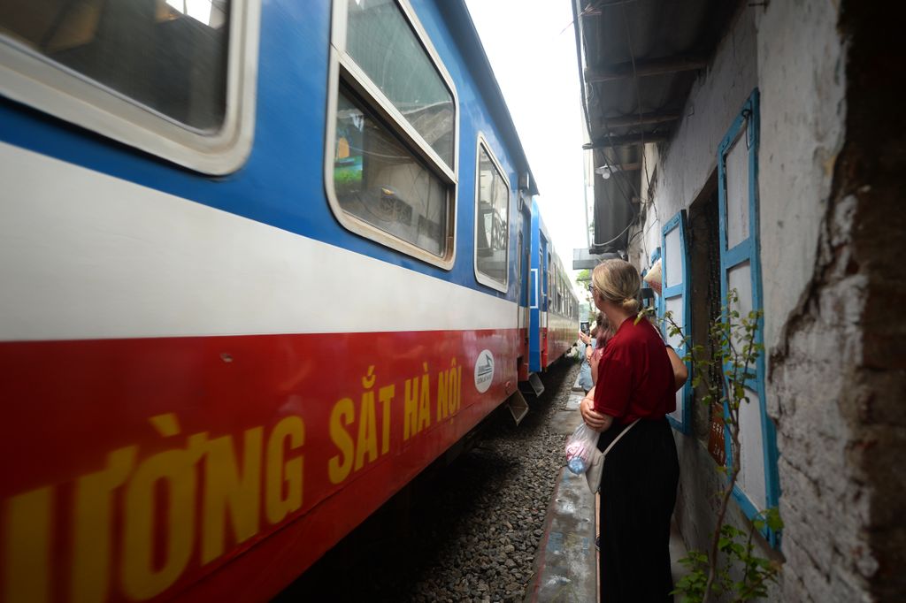Hanoi vonat vasút Vietnam 