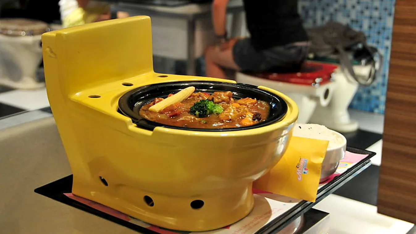 Modern Toilet Restaurant vécé tematikájú étterem Tajvanon, a világ legfurább éttermei 