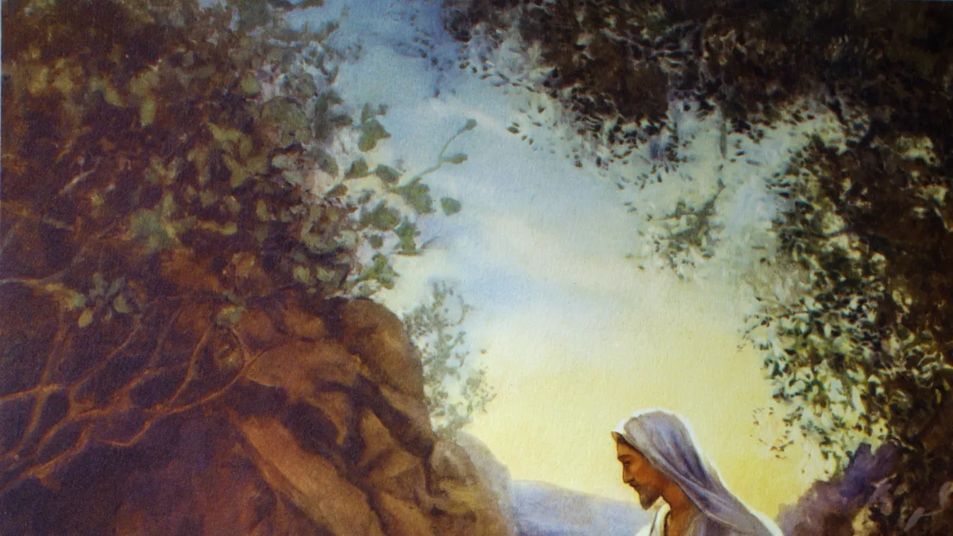 Mária Magdolna és Jézus 